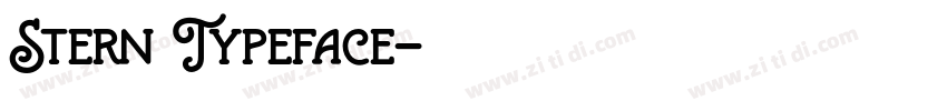 Stern Typeface字体转换